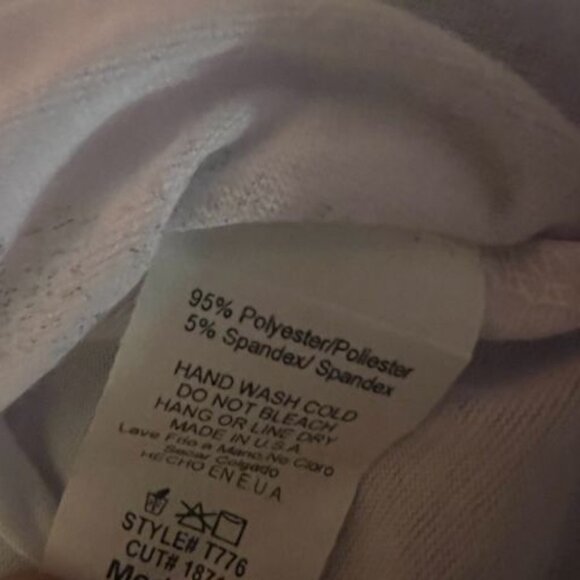 Phil Love Womens Sleeveless Leopard American Fla gwhite Tank Top - Medium - Picture 4 of 4